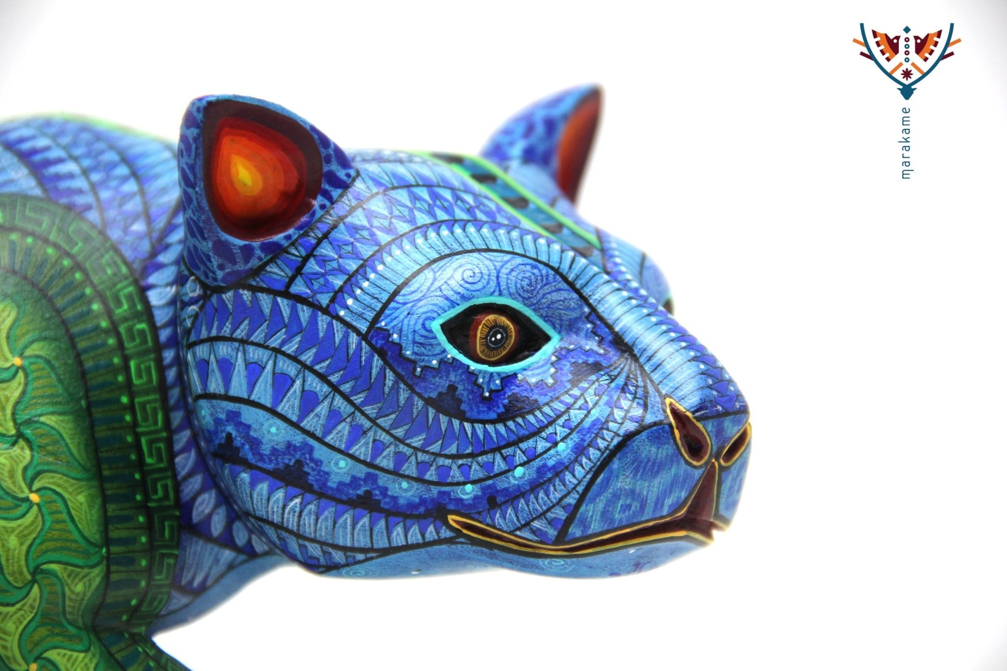 Alebrije - Hunting Jaguar - Huichol Art - Marakame