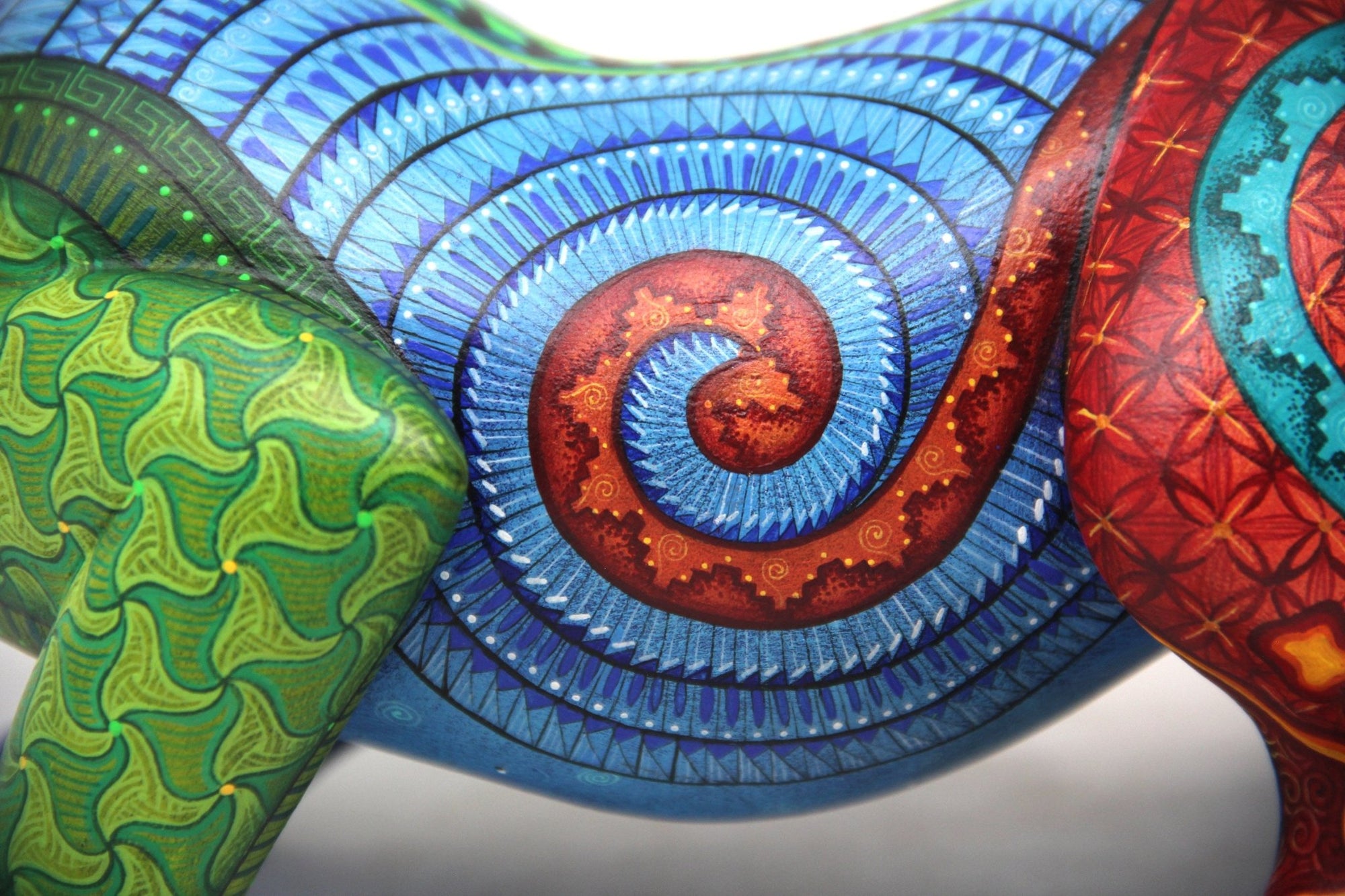 Alebrije - Hunting Jaguar - Huichol Art - Marakame