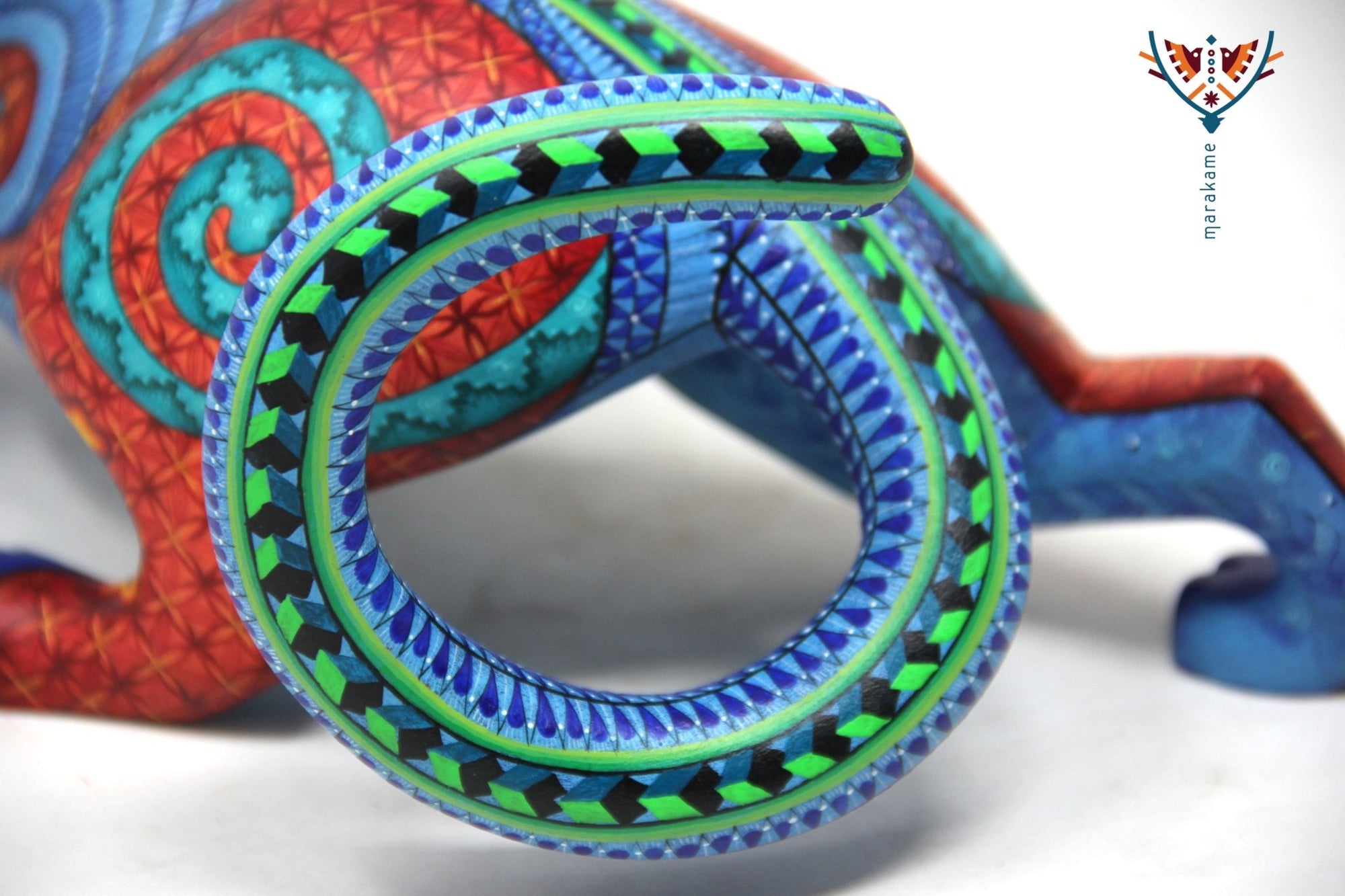 Alebrije - Hunting Jaguar - Huichol Art - Marakame