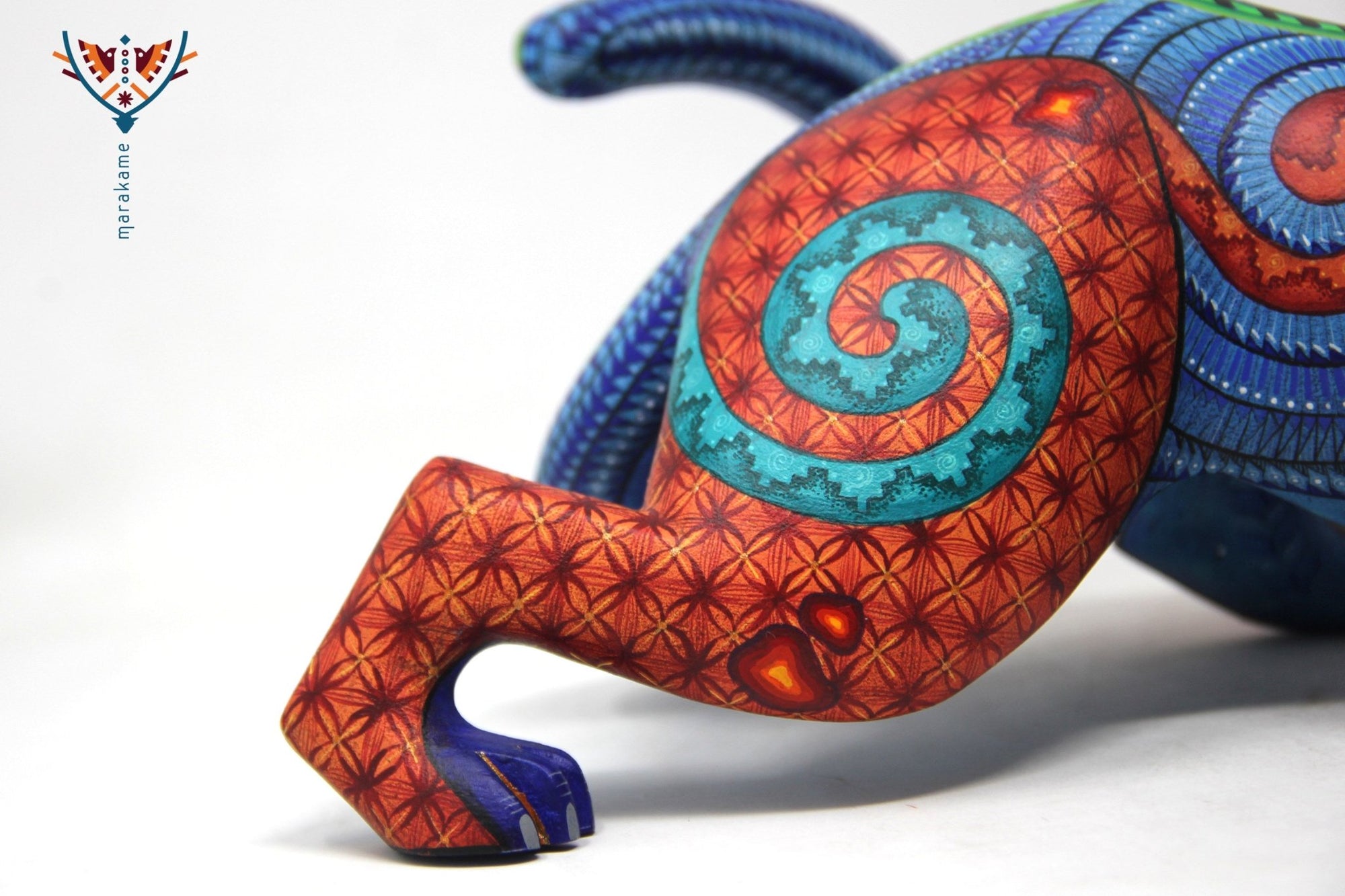 Alebrije - Hunting Jaguar - Huichol Art - Marakame