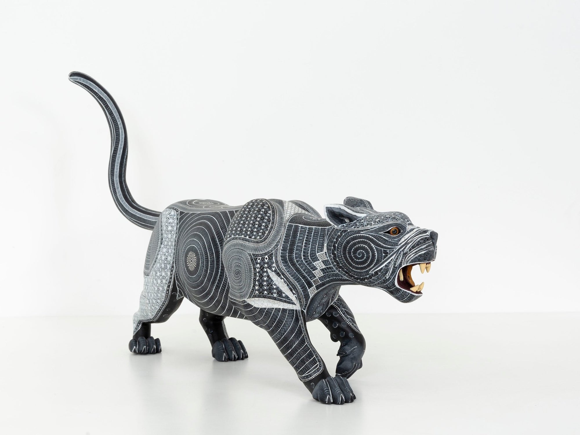 Alebrije – Nazahui Jaguar – Huichol-Kunst – Marakame