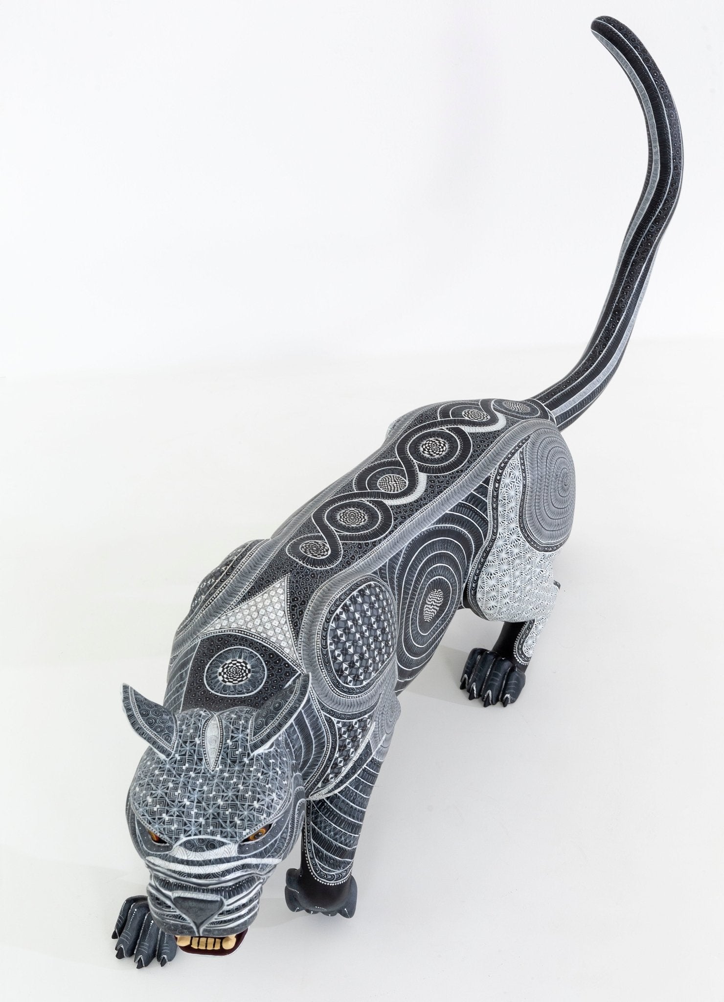 Alebrije - Jaguar Nazahui - Arte Huichol - Marakame