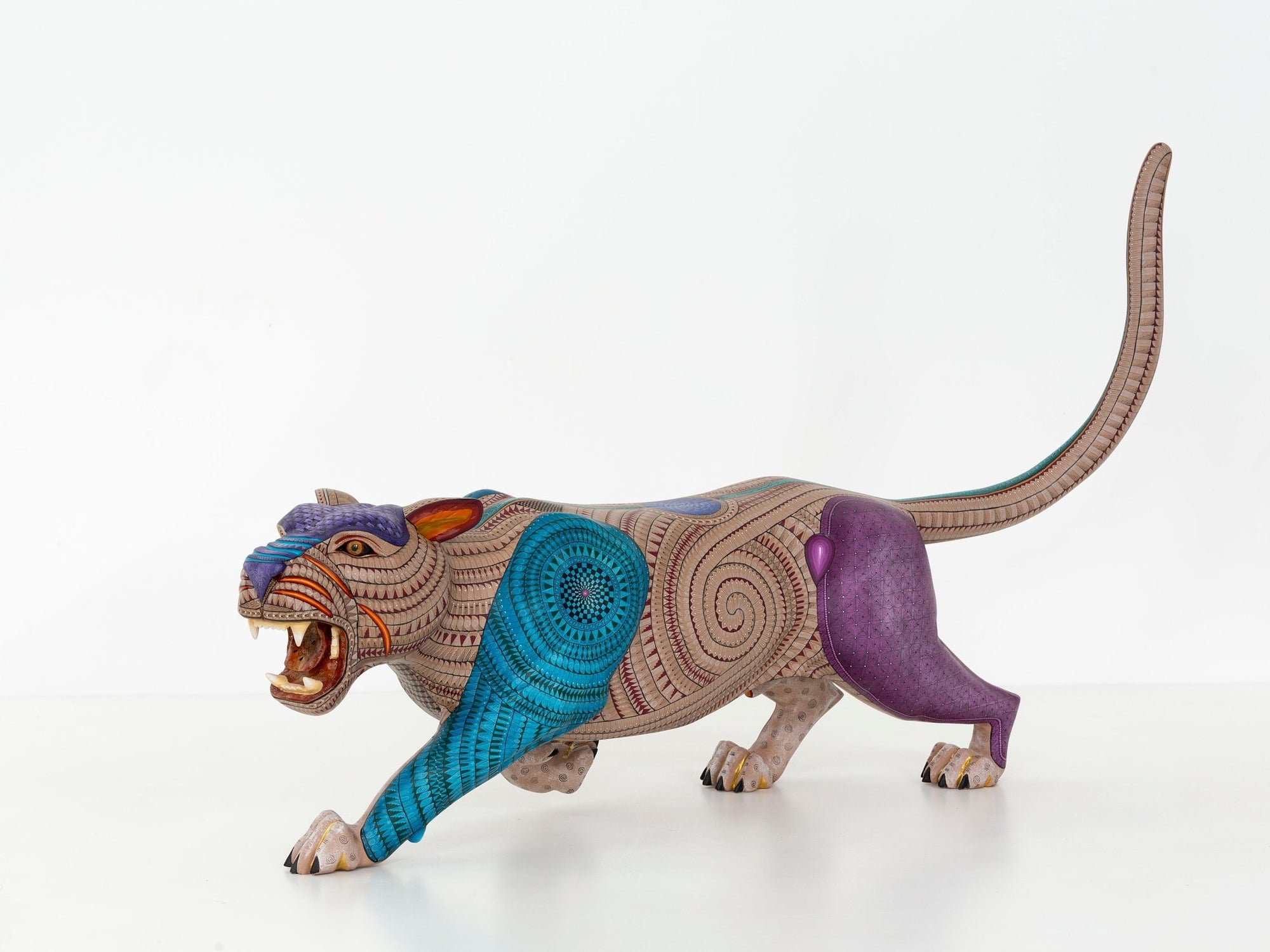 Alebrije – Ngola Jaguar – Huichol-Kunst – Marakame