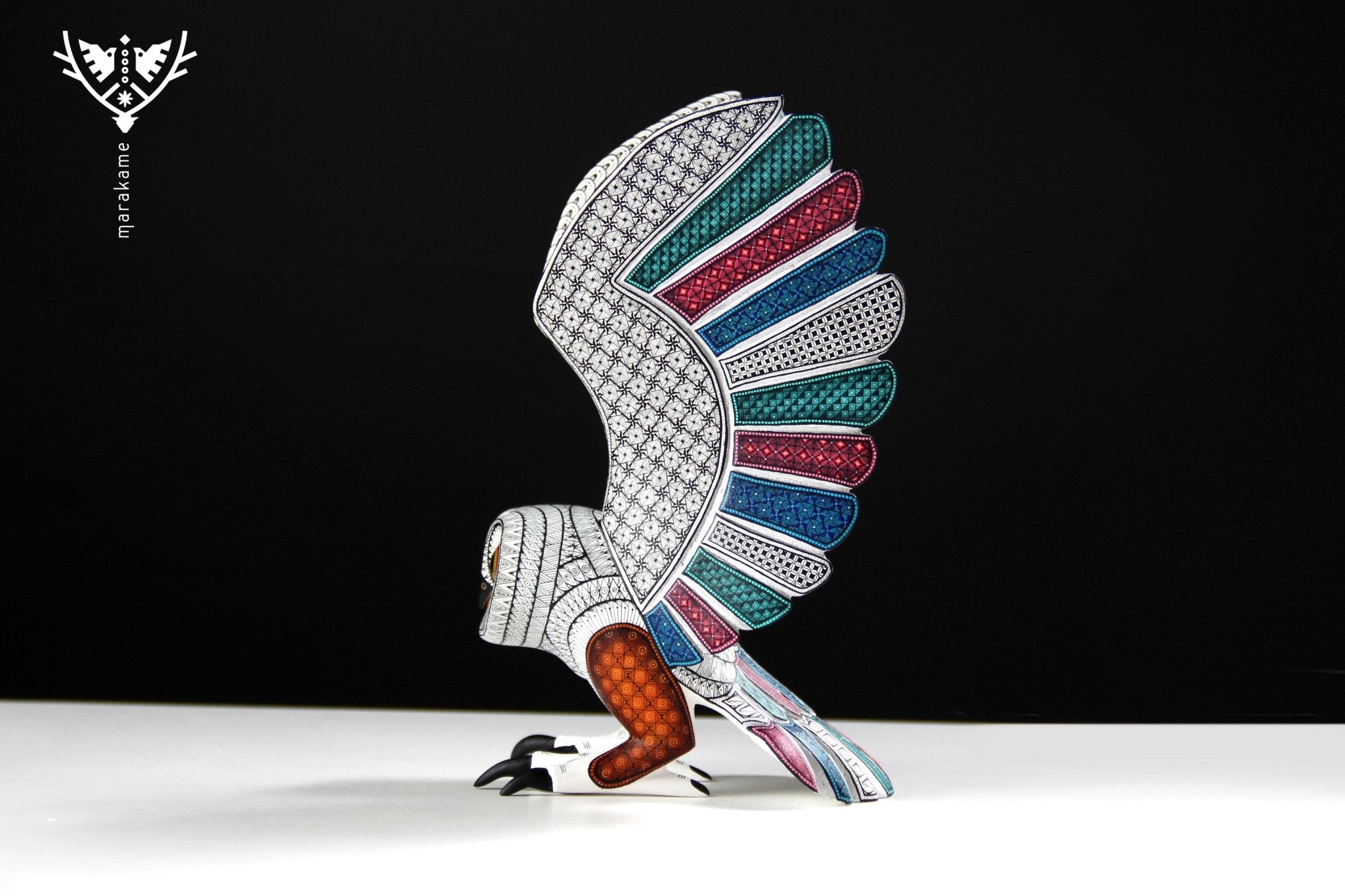 Alebrije Lechuza - Dam - Arte Huichol - Marakame