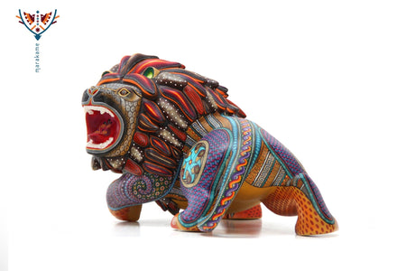 Alebrije - León III - Arte Huichol - Marakame