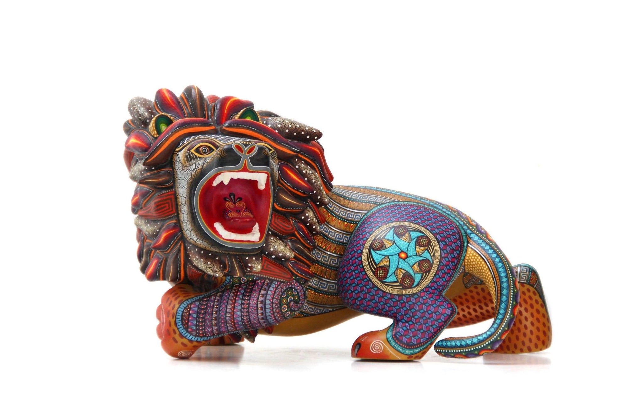 Alebrije - Léon III - Art Huichol - Marakame