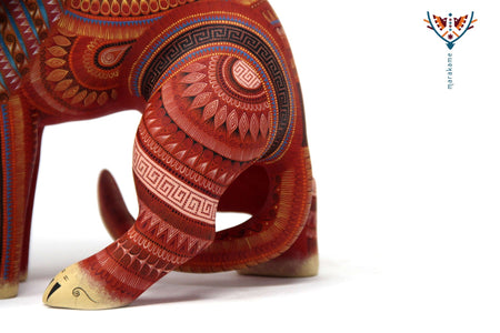 Alebrije - Kleiner Löwe - Huichol Art - Marakame