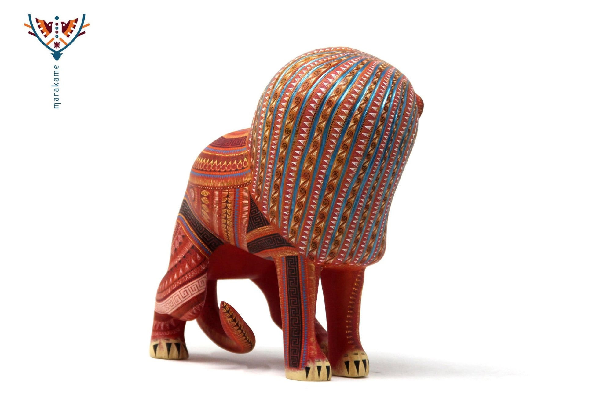 Alebrije - Kleiner Löwe - Huichol Art - Marakame