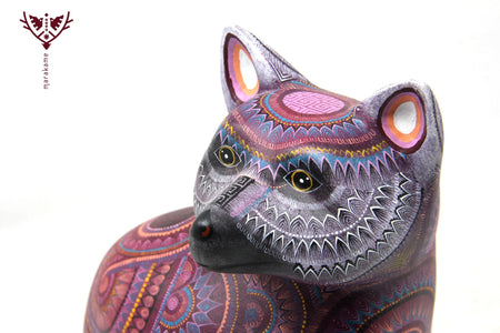 Alebrije - Mapache - Arte Huichol - Marakame