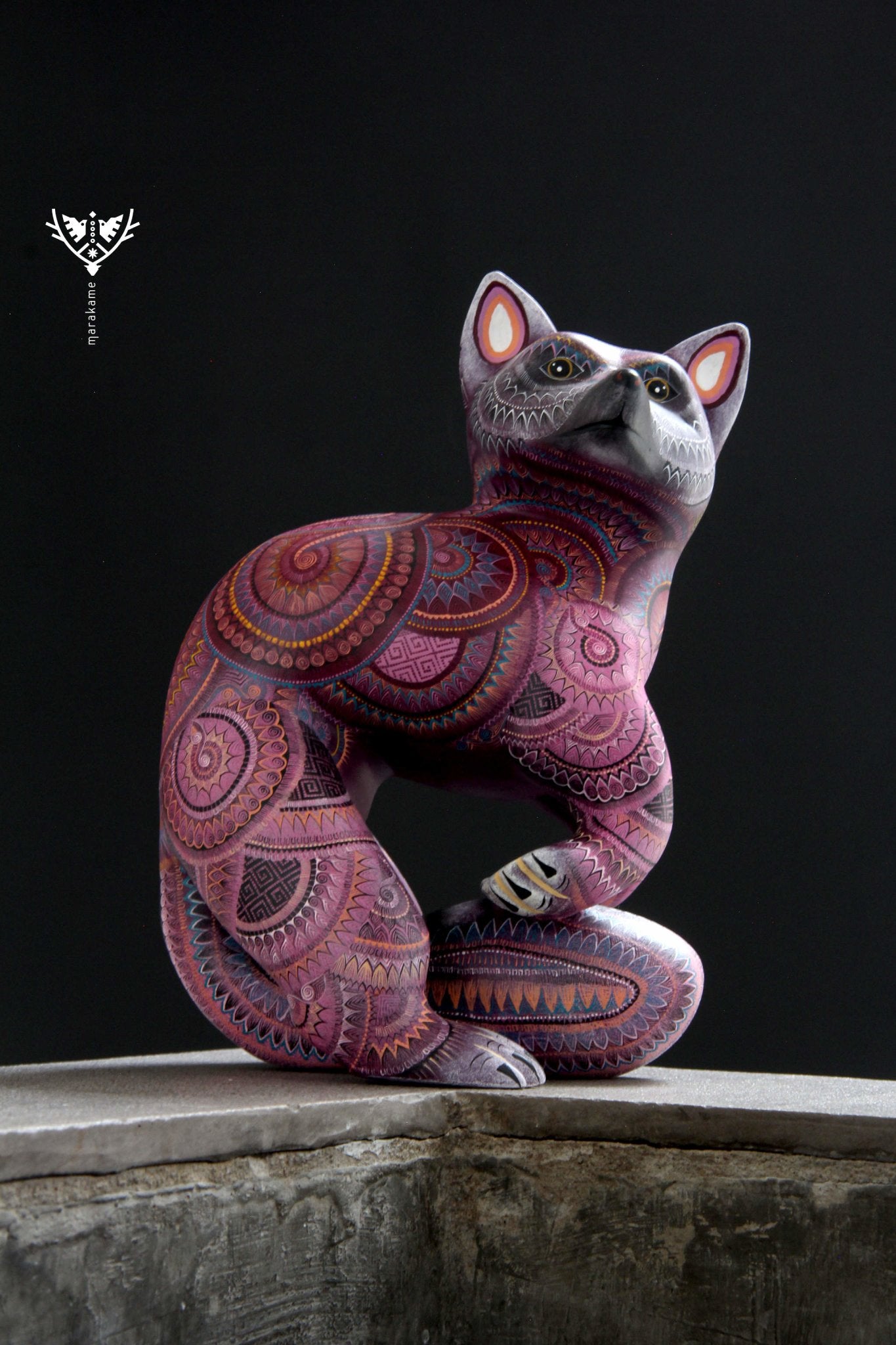 Alebrije - アライグマ - Huichol Art - マラカメ