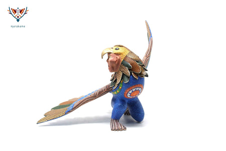 Alebrije - Nahual Águila - Arte Huichol - Marakame