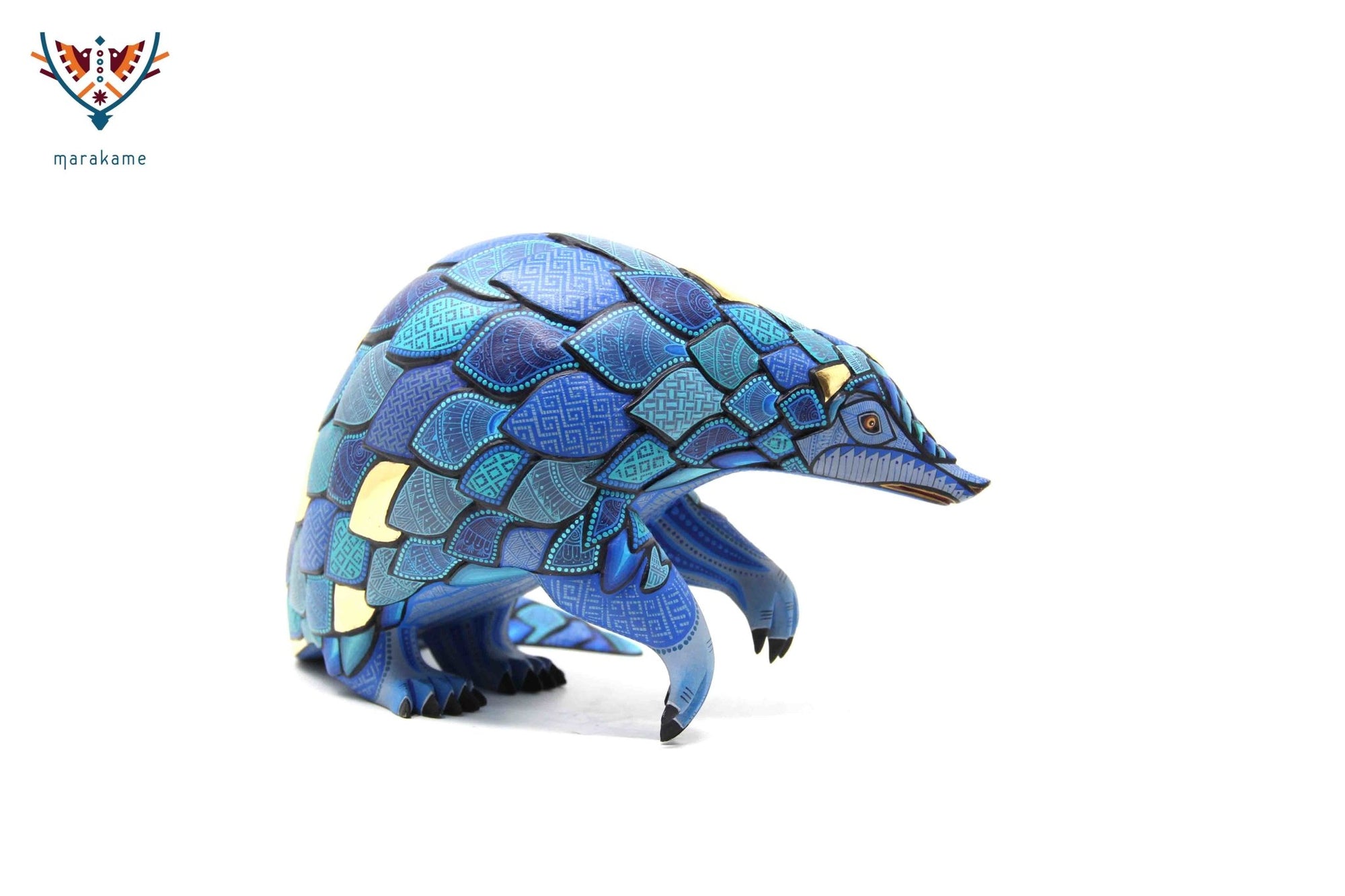 Alebrije - Pangolin I - Art Huichol - Marakame