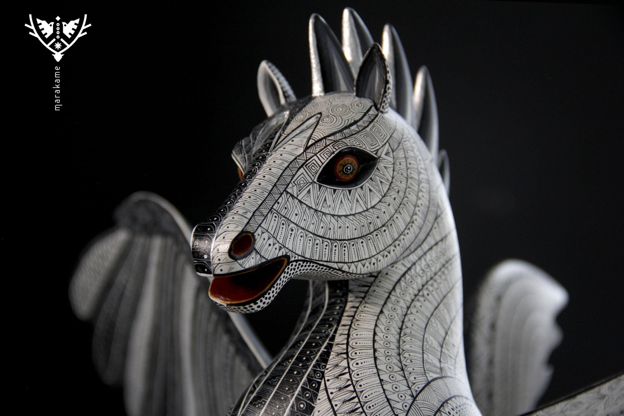 Alebrije - Pegaso - Arte Huichol - Marakame