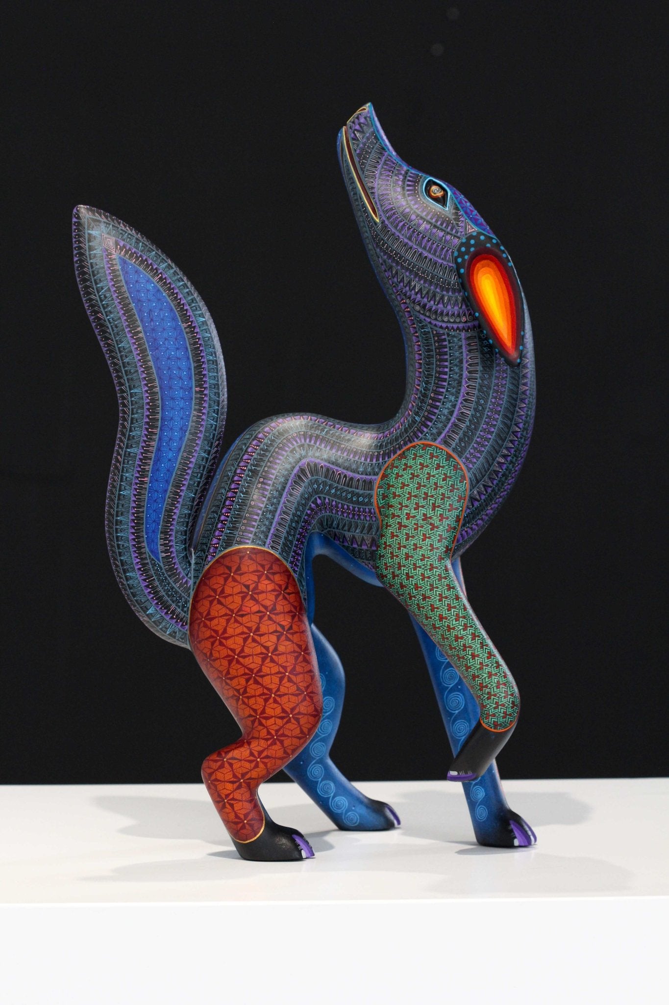 Alebrije - Cane Bekw 'I - Arte Huichol - Marakame