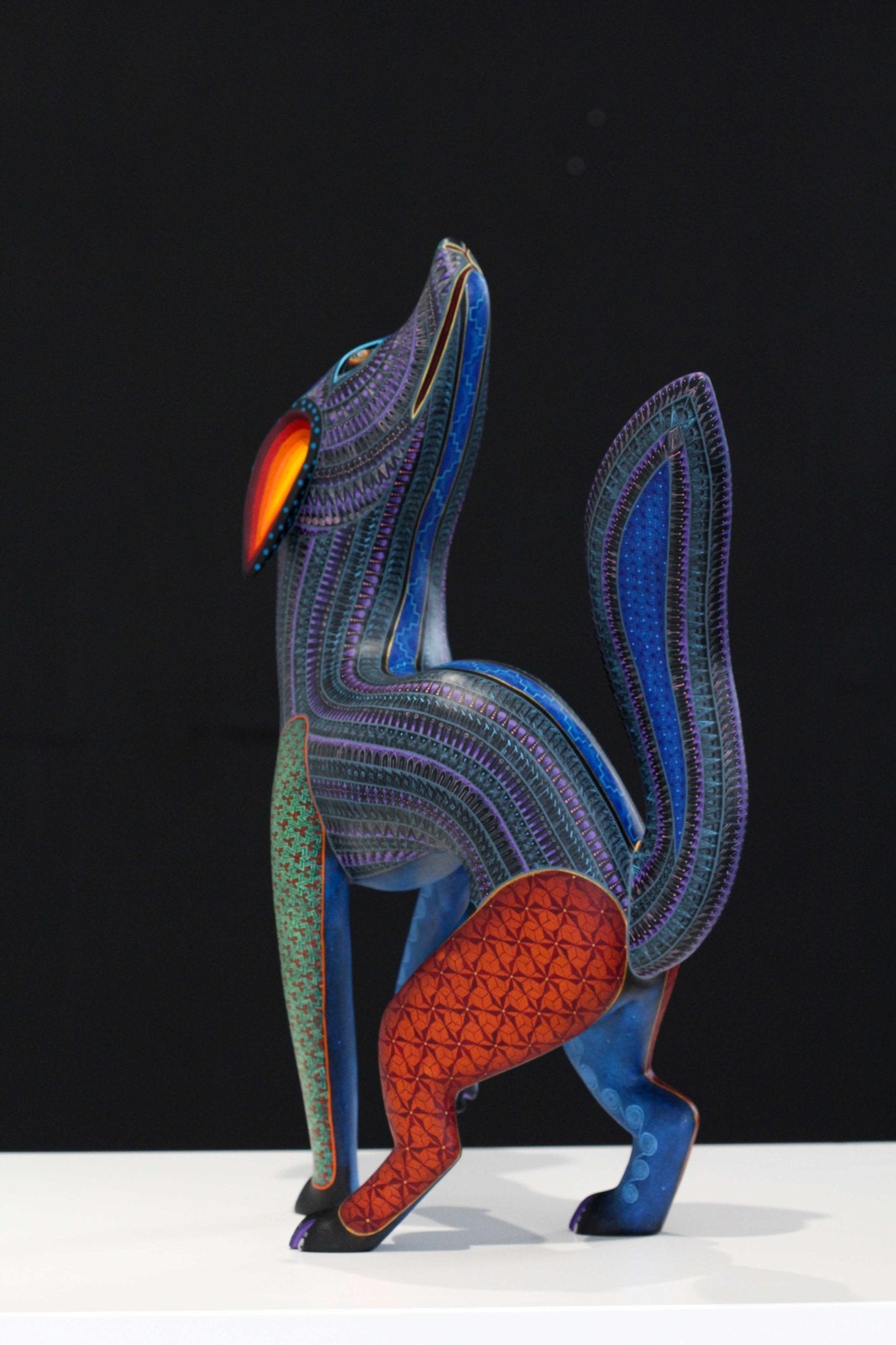 Alebrije - Chien Bekw 'I - Art Huichol - Marakame