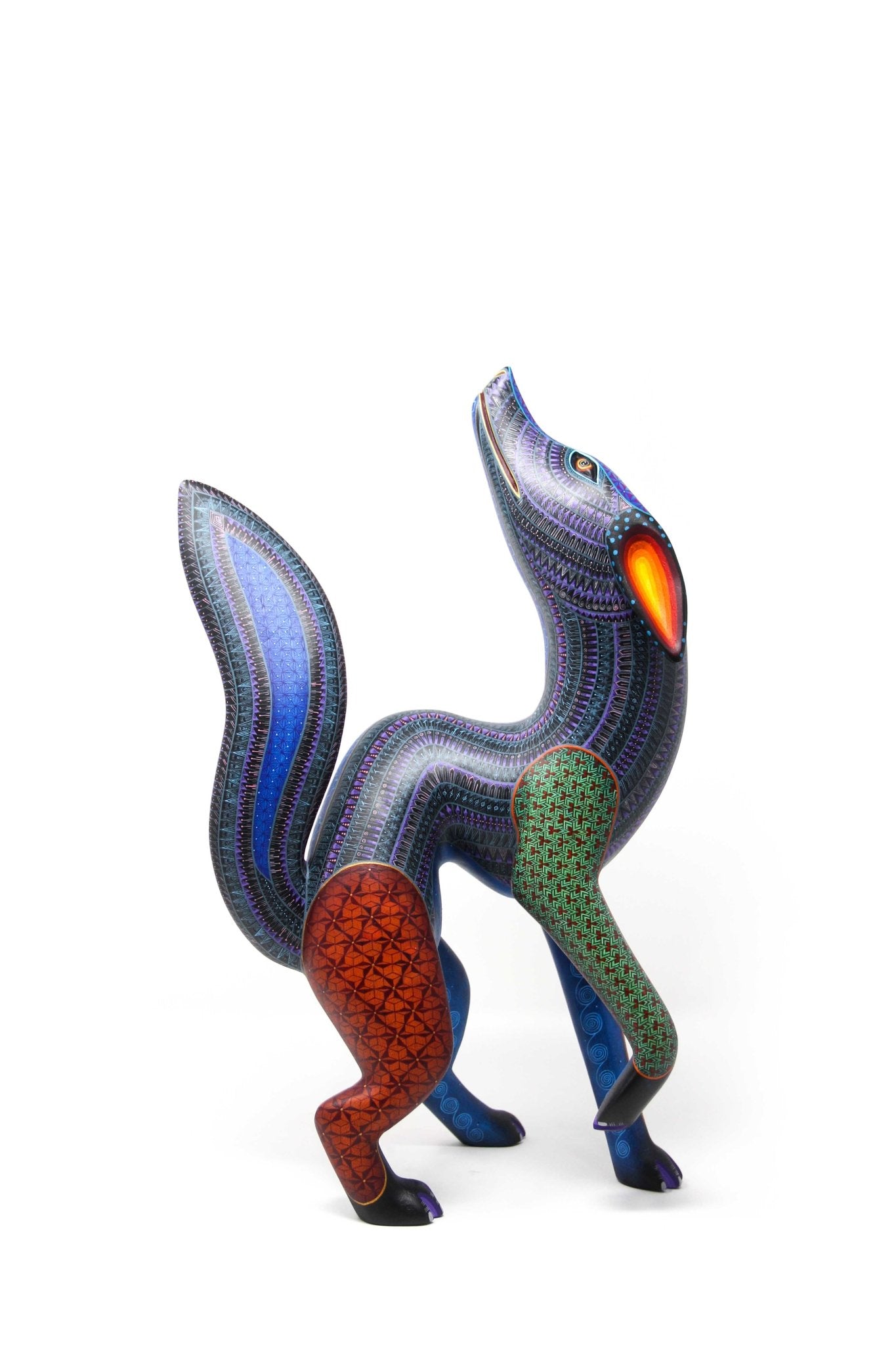 Alebrije - Cane Bekw 'I - Arte Huichol - Marakame