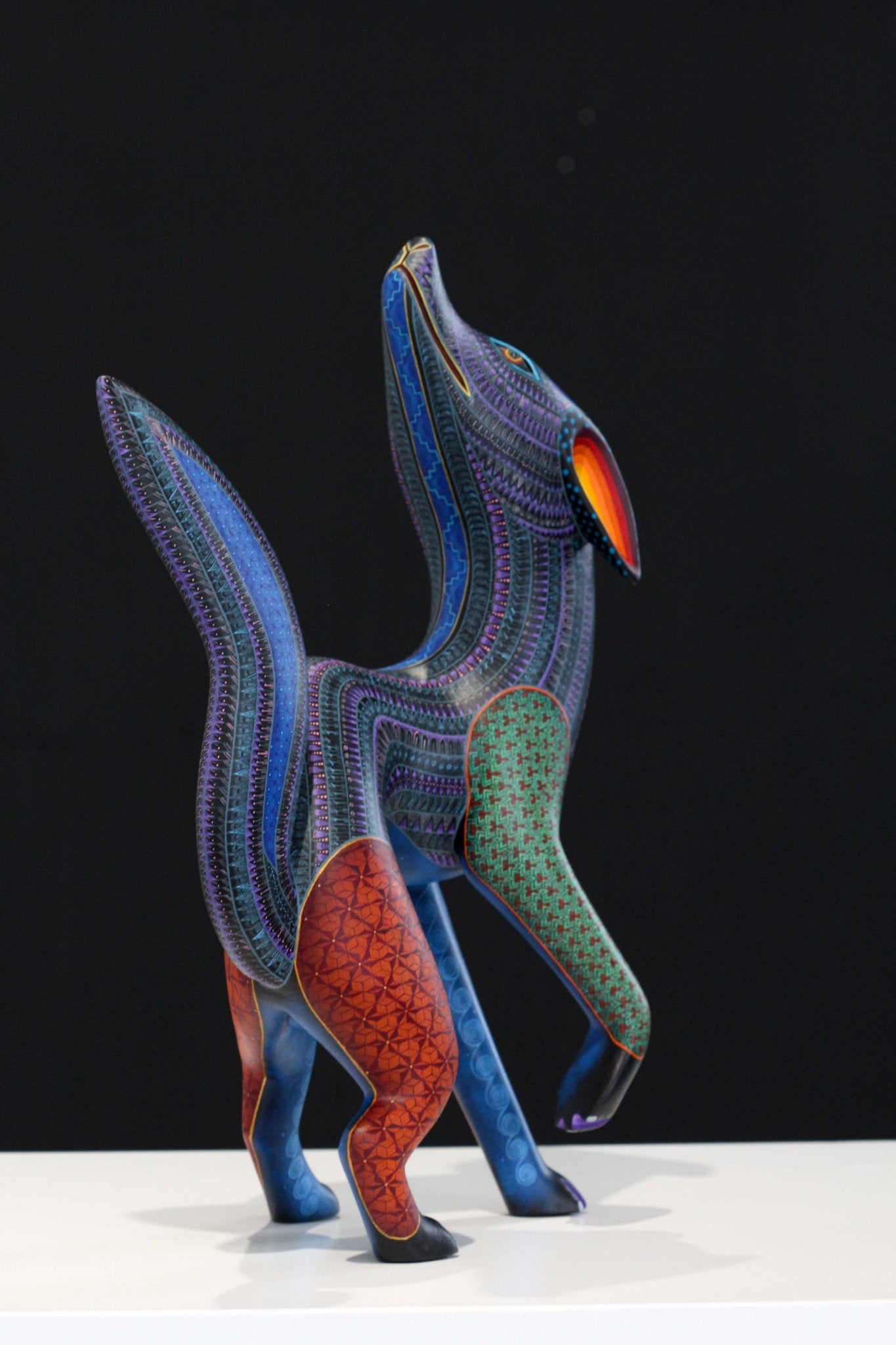 Alebrije - Perro Bekw' I - Arte Huichol - Marakame