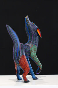 Alebrije - Perro Bekw' I - Arte Huichol - Marakame