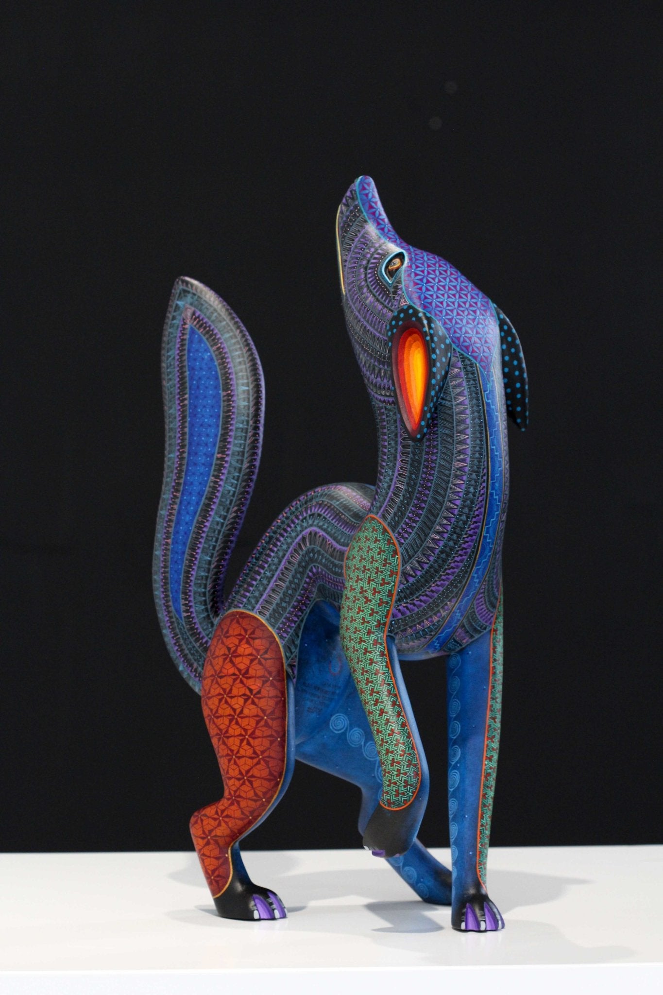 Alebrije - Perro Bekw' I - Arte Huichol - Marakame