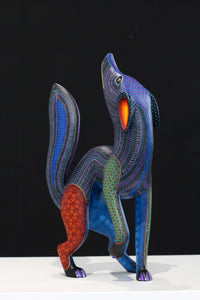 Alebrije - Perro Bekw' I - Arte Huichol - Marakame