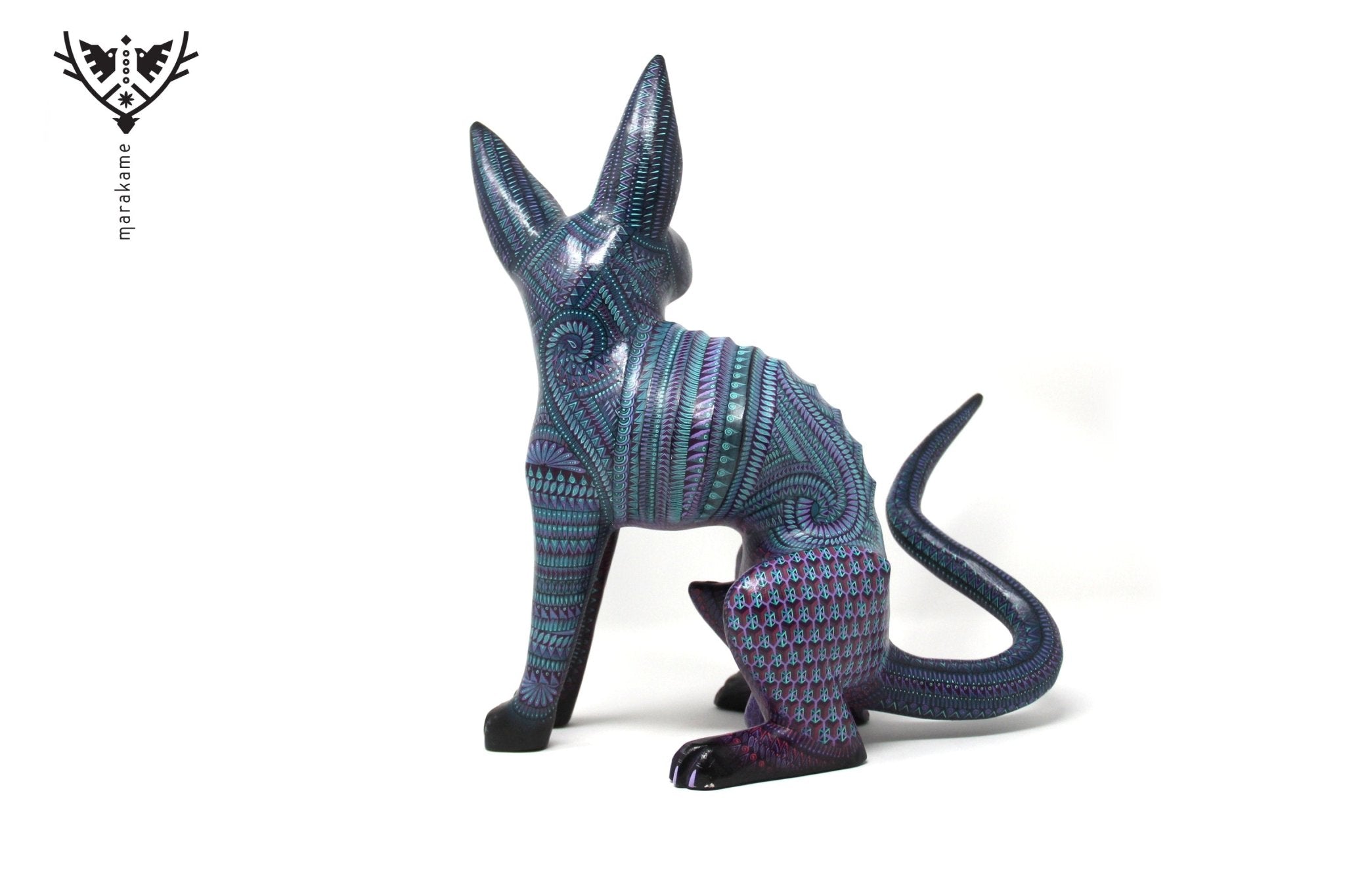 Alebrije Dog - Bekw 'II - Huichol Art - Marakame
