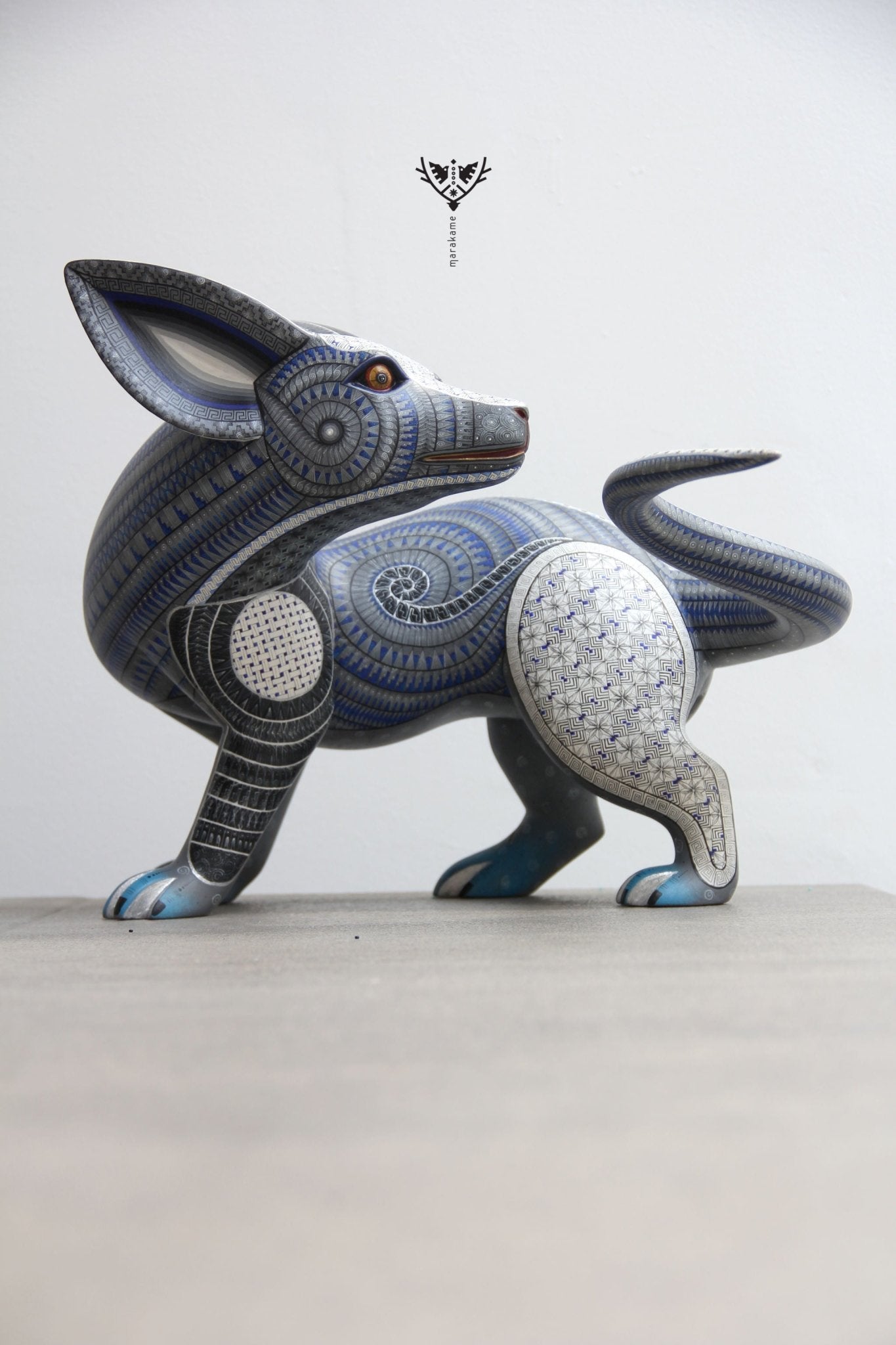 Alebrije-Hund - Bi'cu' II - Huichol Art - Marakame
