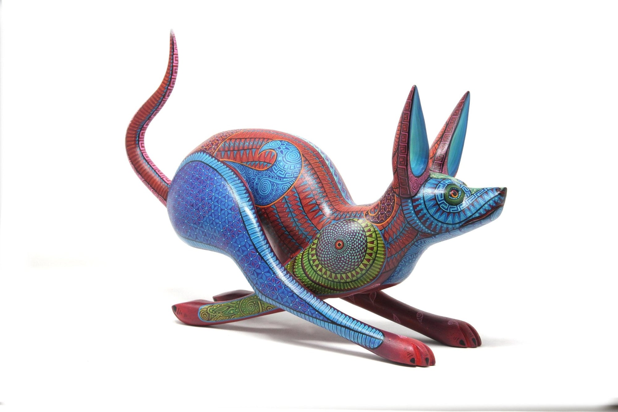 Alebrije - Running Dog - Ruxooñe' - Huichol Art - Marakame