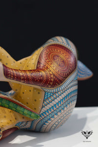 Alebrije Hund - Spiritueller Führer - Huichol Art - Marakame