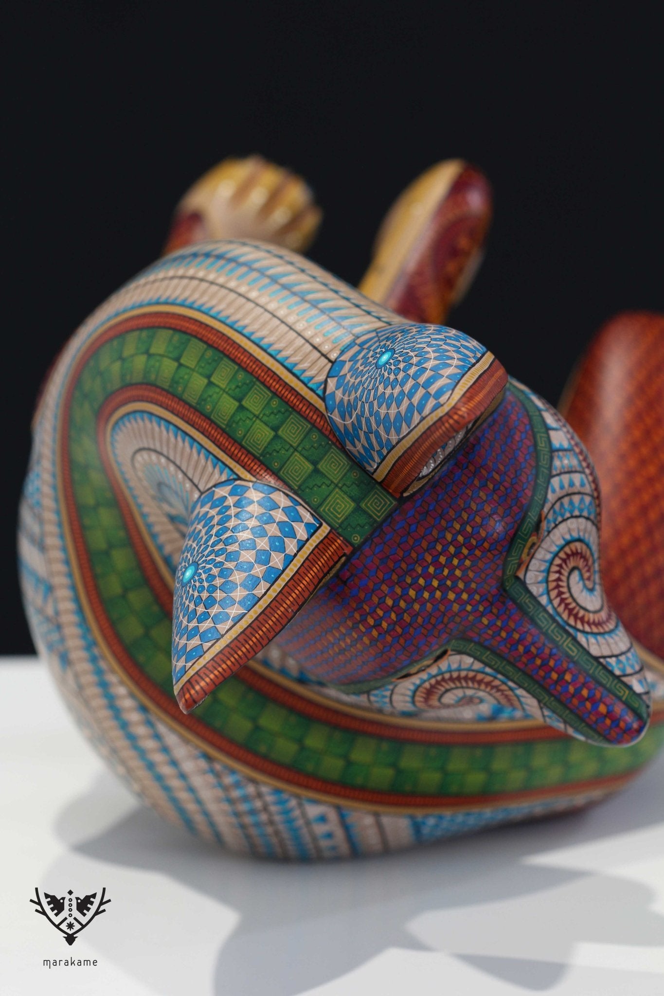 Alebrije Hund - Spiritueller Führer - Huichol Art - Marakame