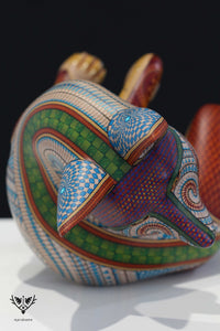 Alebrije Hund - Spiritueller Führer - Huichol Art - Marakame