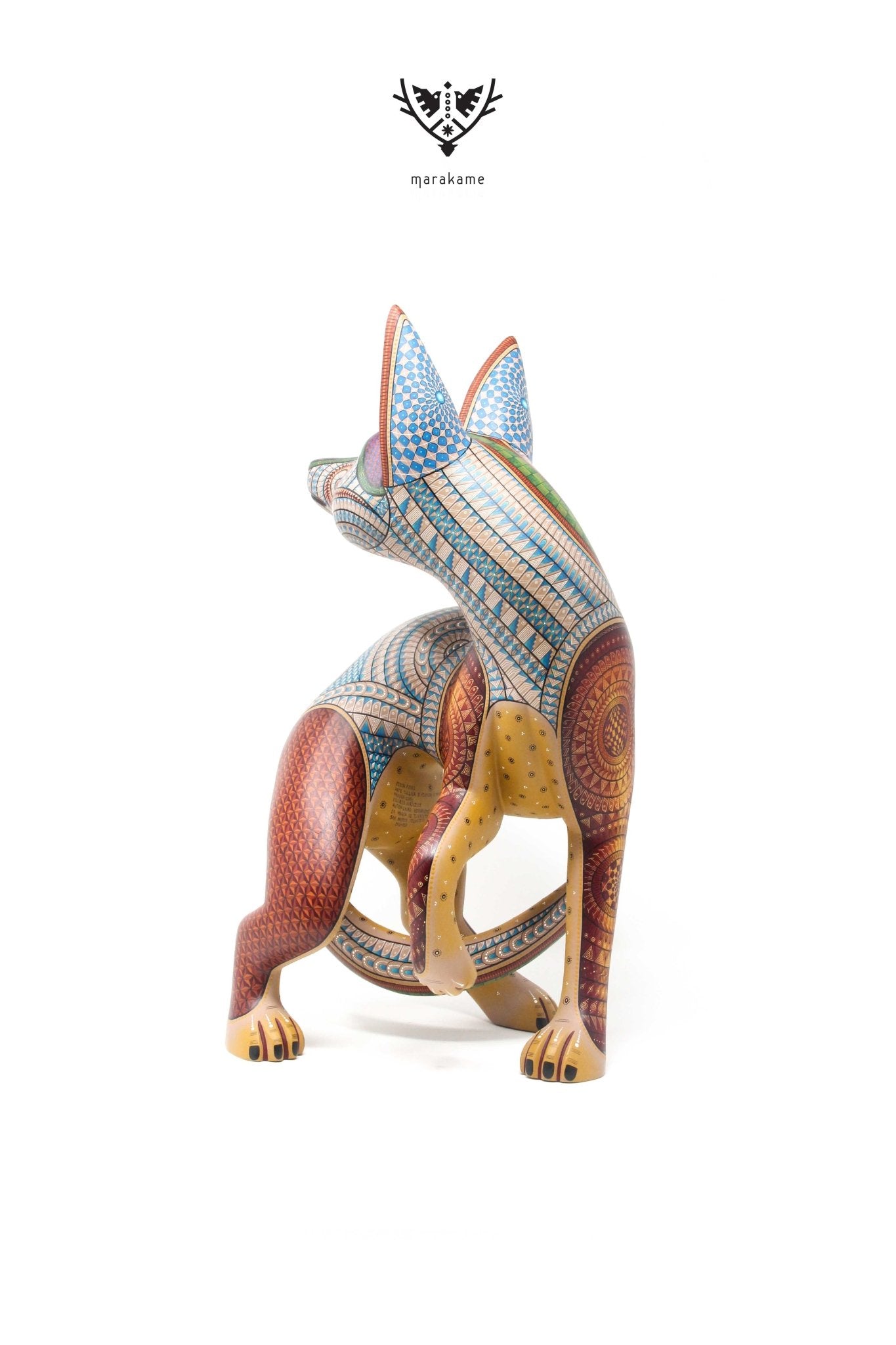 Alebrije Hund - Spiritueller Führer - Huichol Art - Marakame