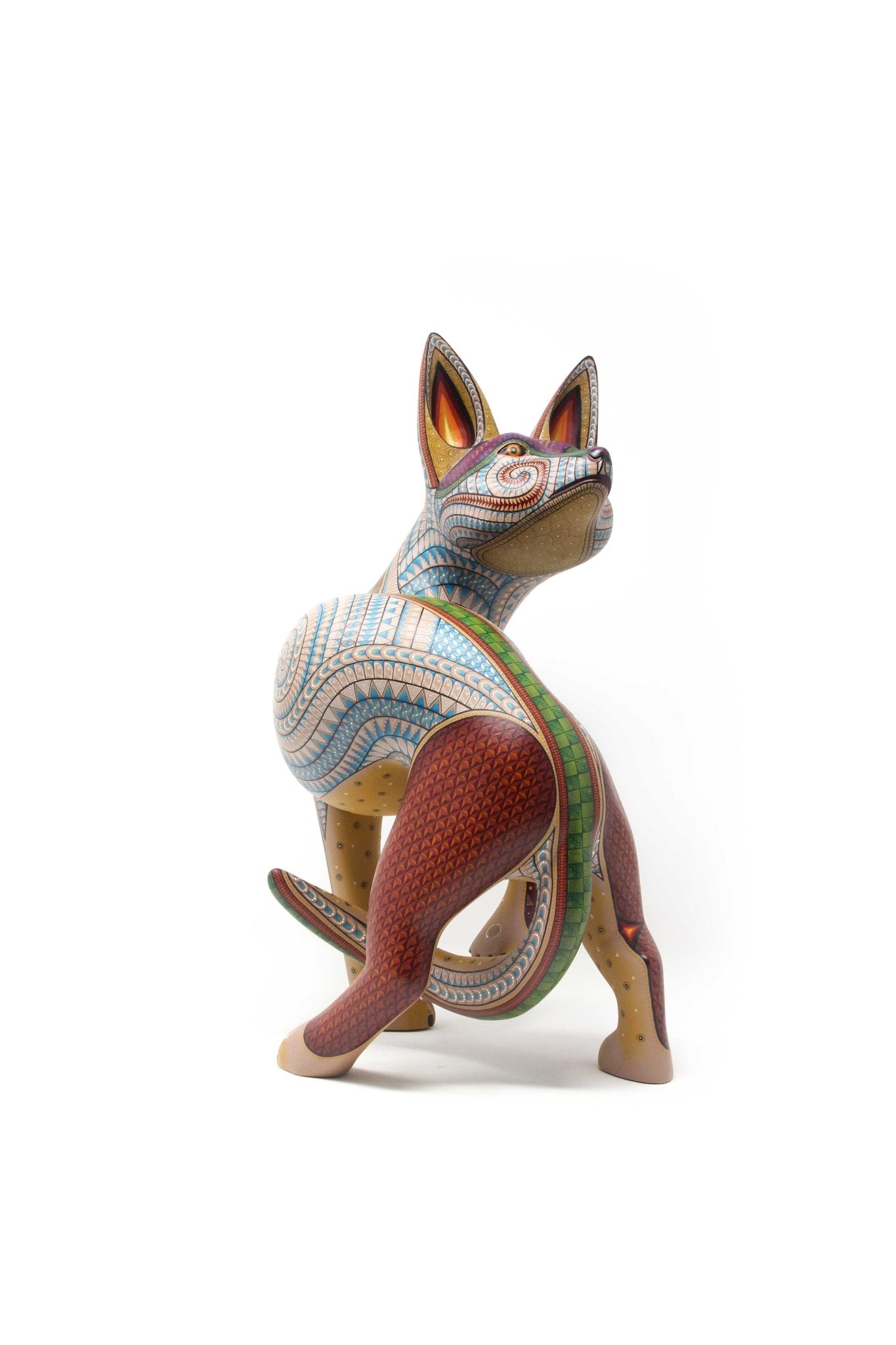 Alebrije Hund - Spiritueller Führer - Huichol Art - Marakame