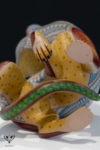 Alebrije Hund - Spiritueller Führer - Huichol Art - Marakame
