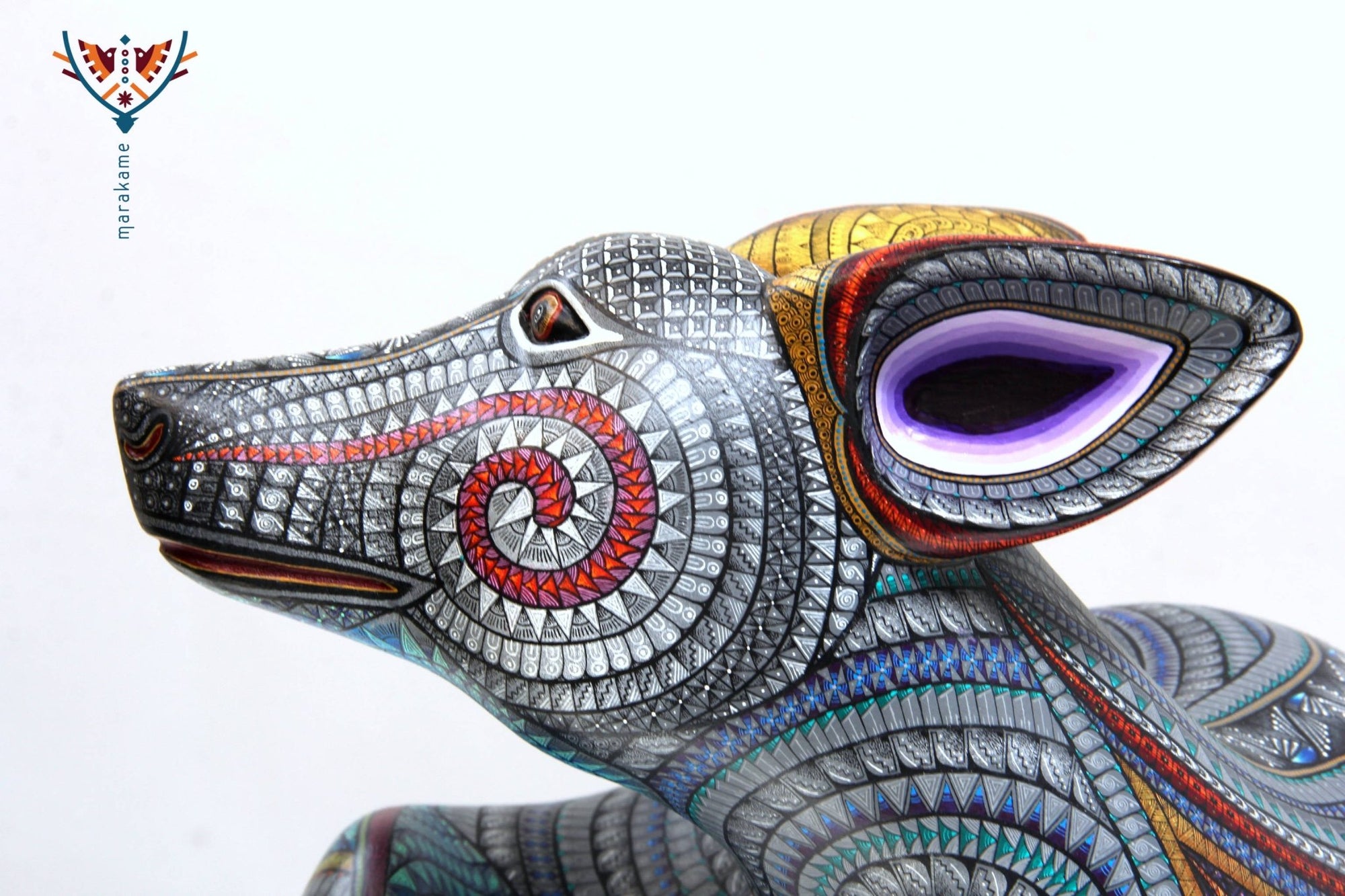 Alebrije - Perro Guía Espiritual I - Arte Huichol - Marakame