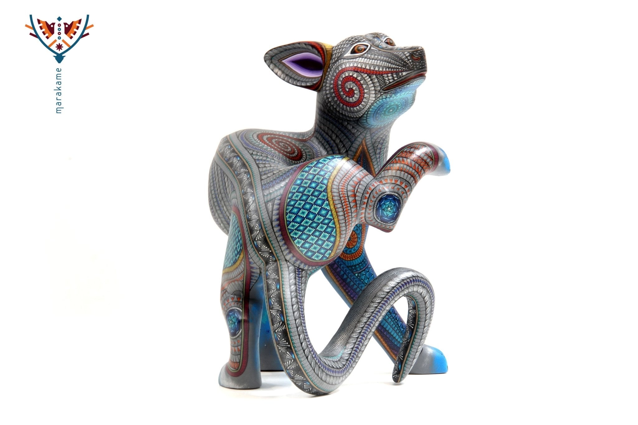 Alebrije - Perro Guía Espiritual I - Arte Huichol - Marakame