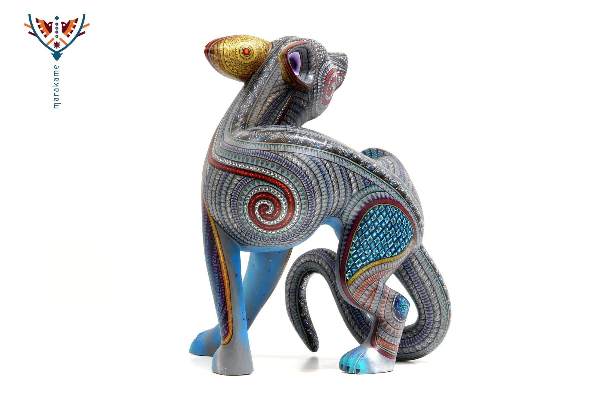 Alebrije - Perro Guía Espiritual I - Arte Huichol - Marakame
