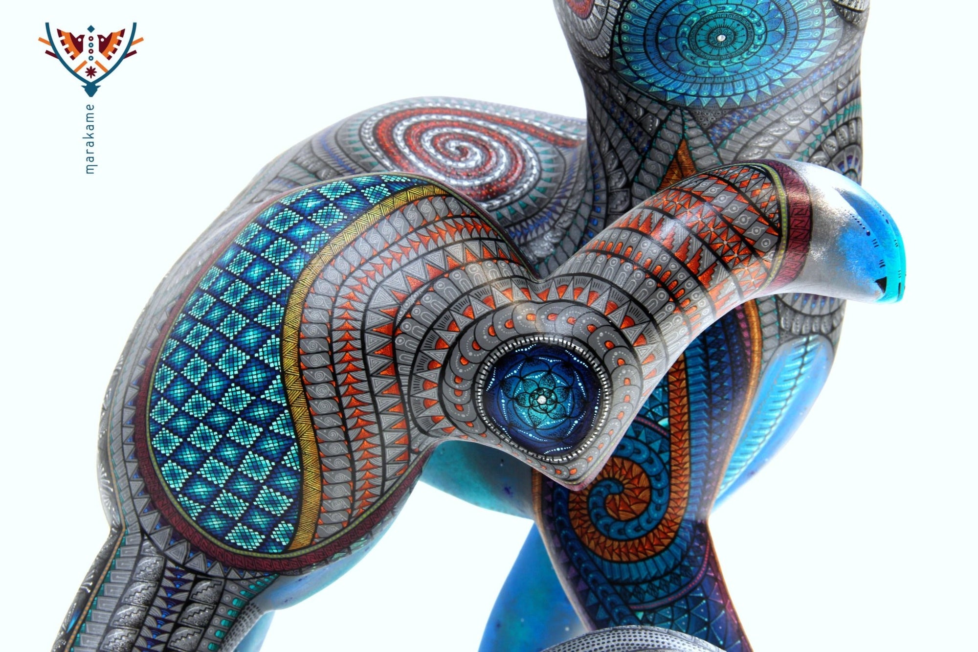 Alebrije - Perro Guía Espiritual I - Arte Huichol - Marakame