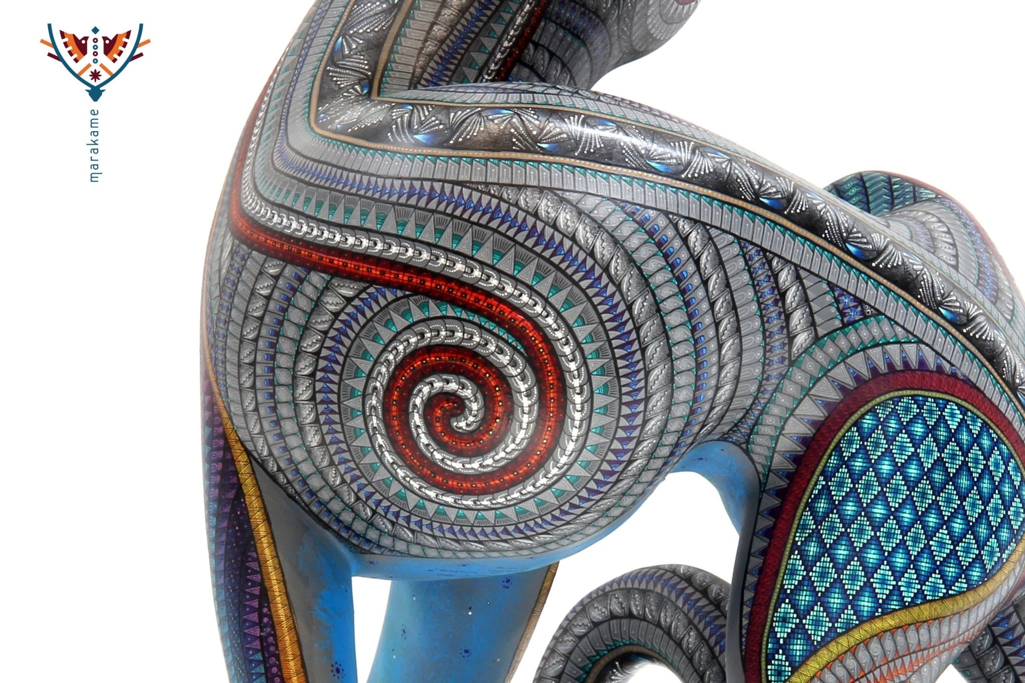 Alebrije - Perro Guía Espiritual I - Arte Huichol - Marakame