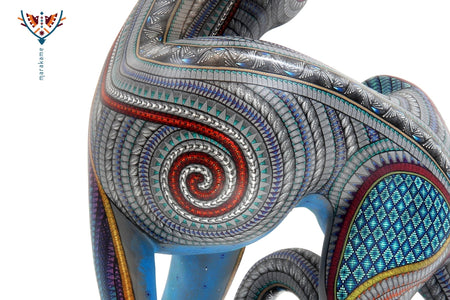 Alebrije - Perro Guía Espiritual I - Arte Huichol - Marakame