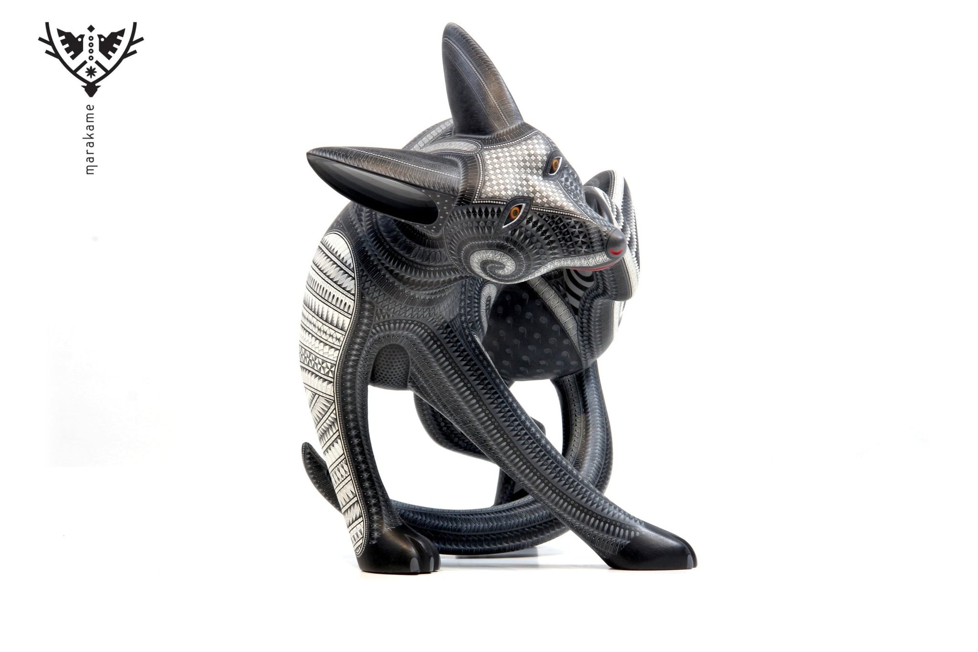 Alebrije – Spiritueller Blindenhund II – Huichol-Kunst – Marakame