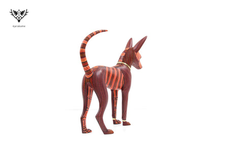 Dog Alebrije - Xoloitzcuintle #2 - Eternal Rest - Huichol Art - Marakame