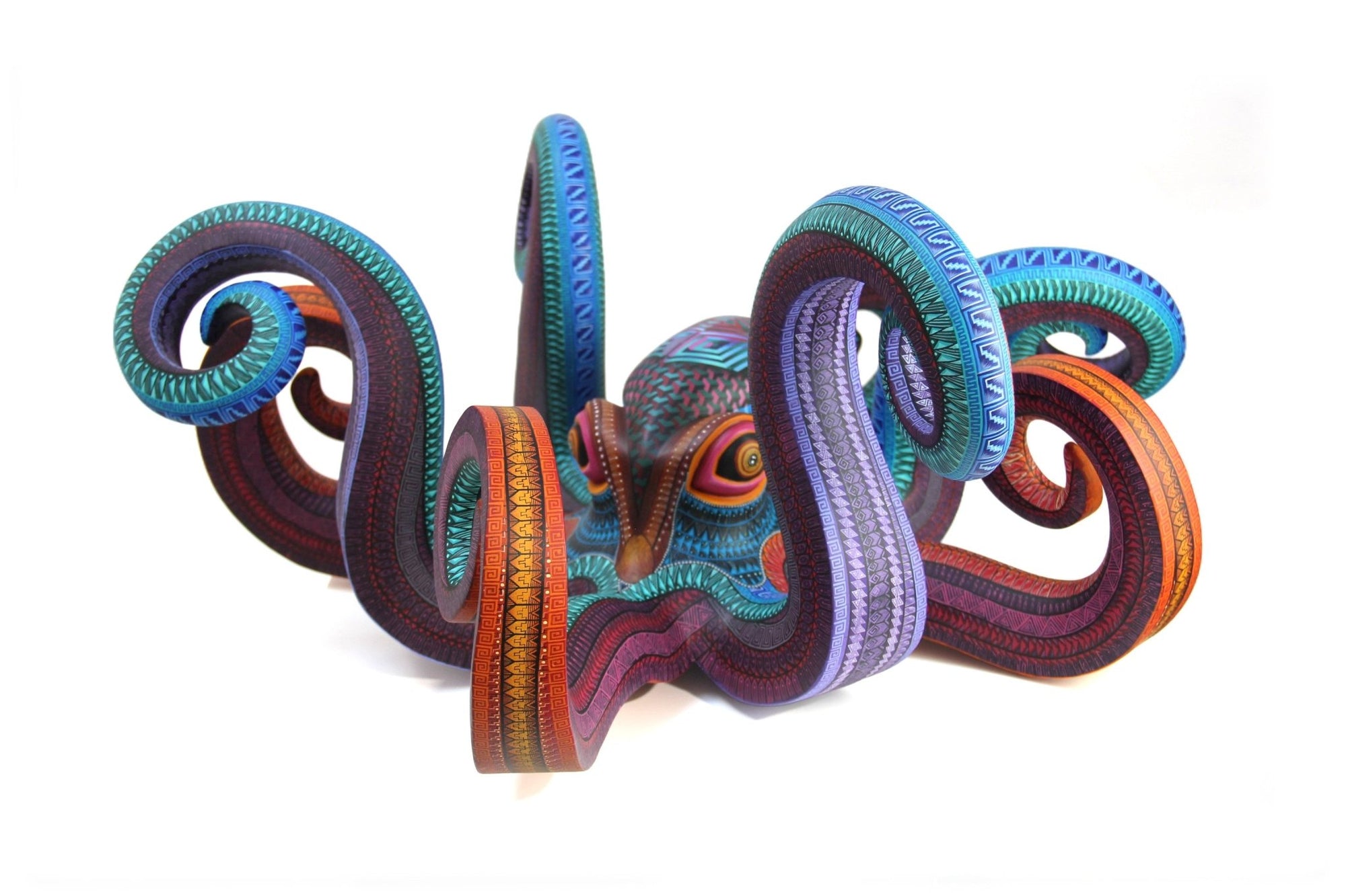 Oktopus Alebrije - Nisadó - Huichol Art - Marakame