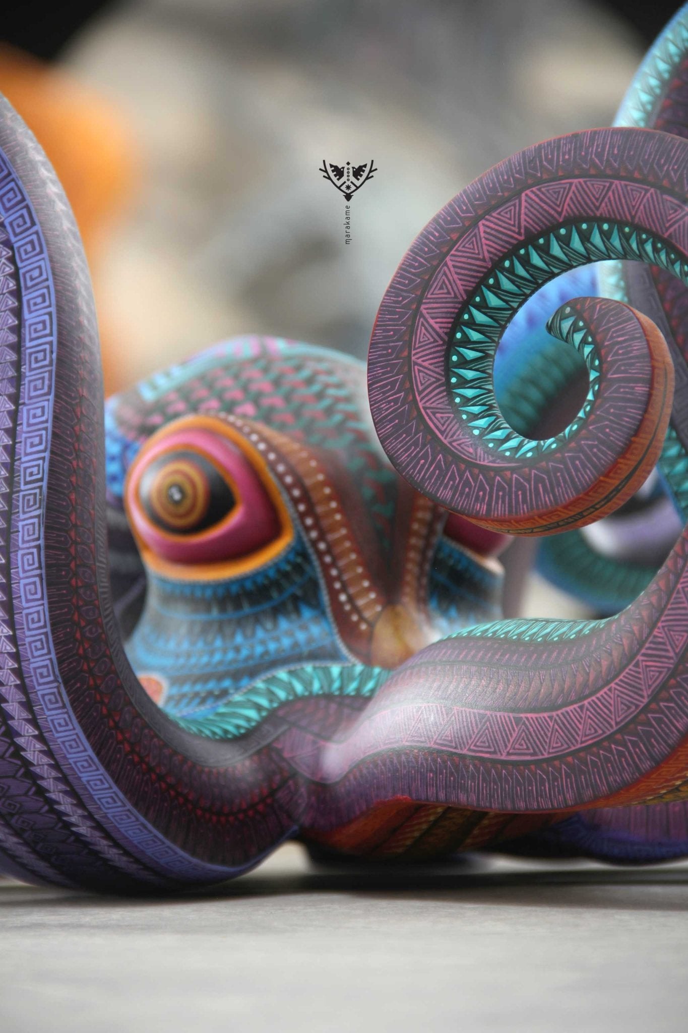 Octopus Alebrije - Nisadó - Huichol Art - Marakame