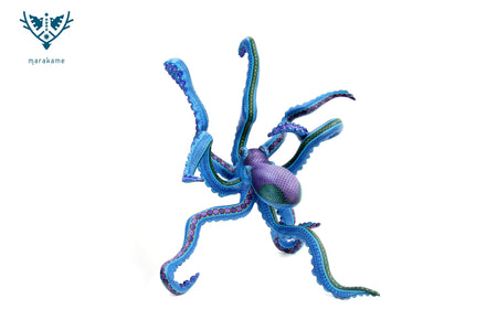 Alebrije - Zapotec Octopus II - Huichol Art - Marakame