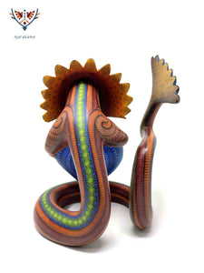 Alebrije - Quetzalcoatl Ladxido' - Huichol-Kunst - Marakame