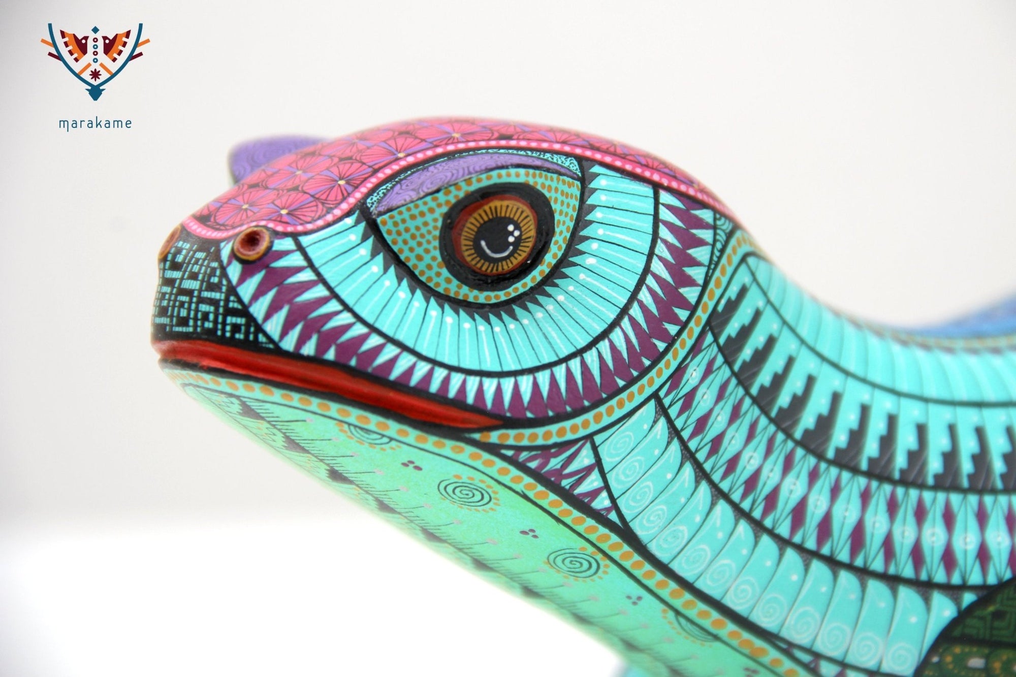 Alebrije Salamandra Arte Huichol Marakame alebrije-salamandra-arte-huichol-marakame