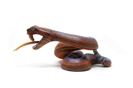 Snake Alebrije - Beenda 'I - Huichol Art - Marakame