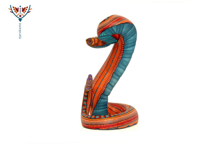 Snake Alebrije - Rattlesnake II - Huichol Art - Marakame