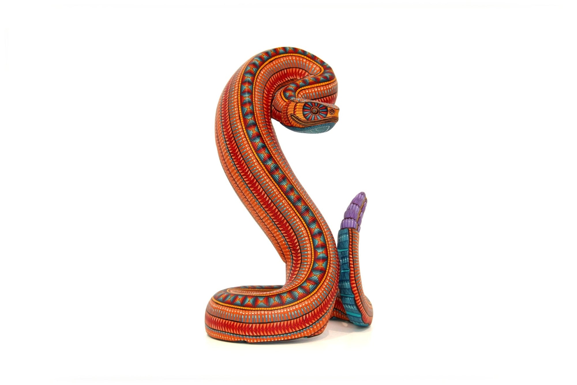 Snake Alebrije - Rattlesnake II - Huichol Art - Marakame
