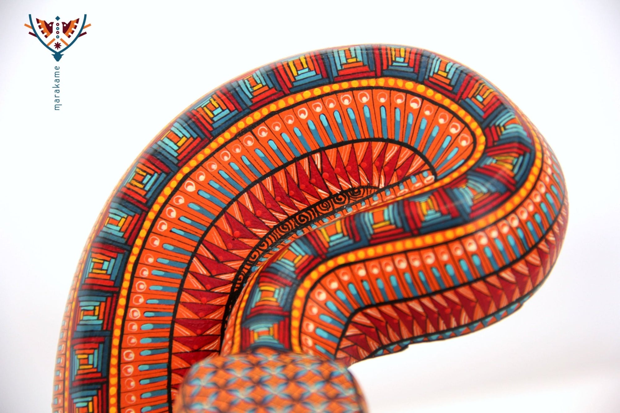 Snake Alebrije - Rattlesnake II - Huichol Art - Marakame